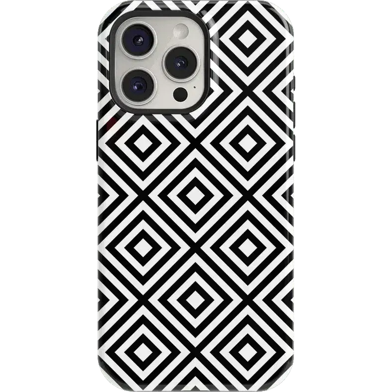 Premium Texture Layer Diamonds | High Contrast Design Case