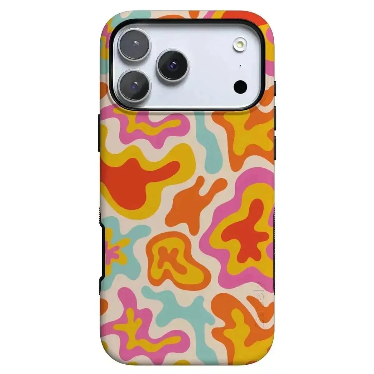Slim Look Stylish Aesthetic Tropical Color Splash | Abstract Retro Case