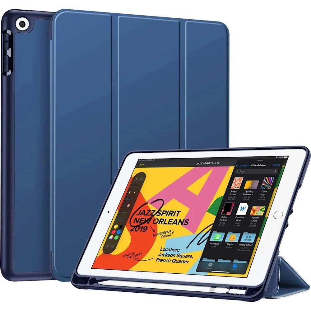 Venture Series Tri-Fold Folio Case - iPad 10.2" Tablet Armor Pro Ultra Tablet Sleeve Outdoor
