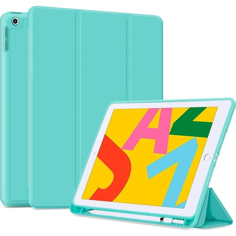 Venture Series Tri-Fold Folio Case - iPad 10.2" foldable viewing stand eco style tablet sleeve