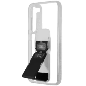 CLCKR Stand   Grip Series Case for Samsung Galaxy S23 - Clear/Black Refined Craftsmanship