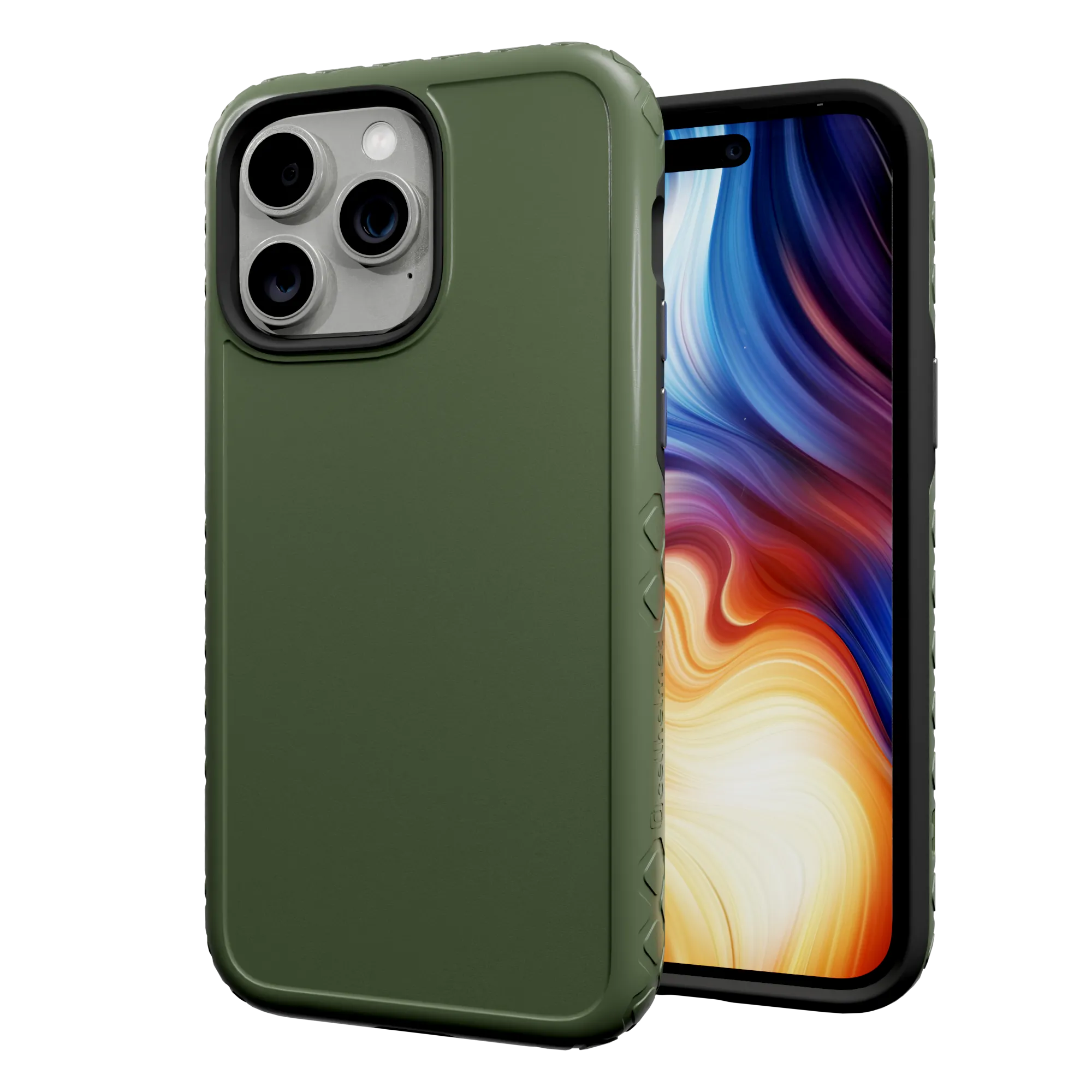 Dual Layer Case for Apple iPhone 13 Pro Max | Olive Drab Green | Fortitude Series Edge Protection