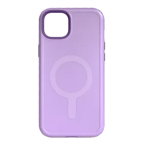 Minimal Look Dual Layer MagSafe Case for Apple iPhone 14 Plus | Lilac Blossom Purple | Fortitude Series