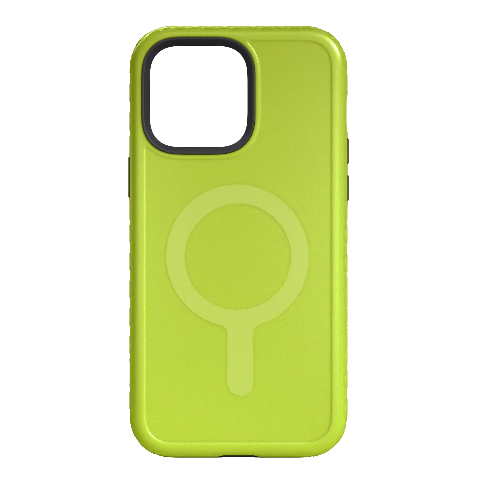 Dual Layer MagSafe Case for Apple iPhone 14 Pro Max | Electric Lime | Fortitude Series Protective Form Texture