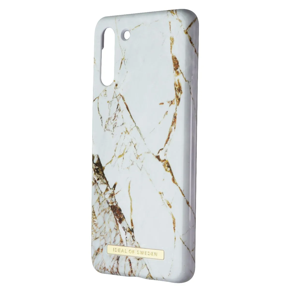 Hybrid Grip Finish iDeal of Sweden Printed Case for Samsung Galaxy S21 Plus - Carrara Gold