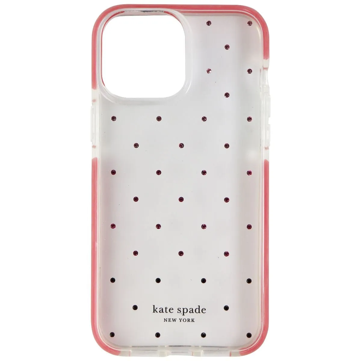 Kate Spade Defensive Case for iPhone 13 Pro Max - Pin Dot Ombre Pink/Clear Soft Detail Layer
