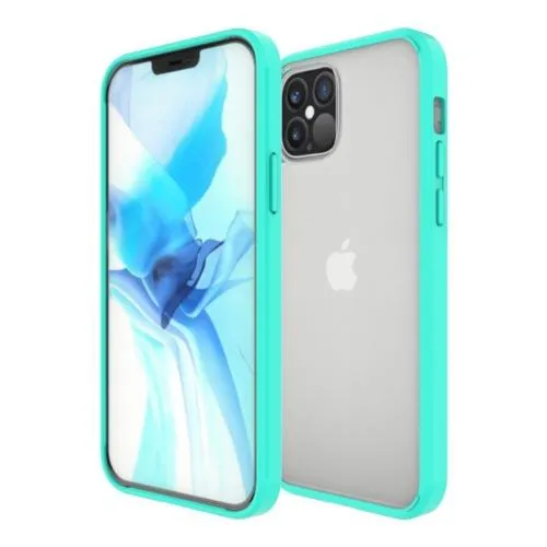 Sahara Teal Clear Hard Shell Case - iPhone 12 & iPhone 12 Pro Matte Look Finish