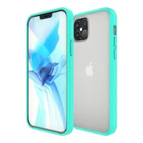 Sahara Teal Clear Hard Shell Case - iPhone 12 & iPhone 12 Pro Matte Look Finish