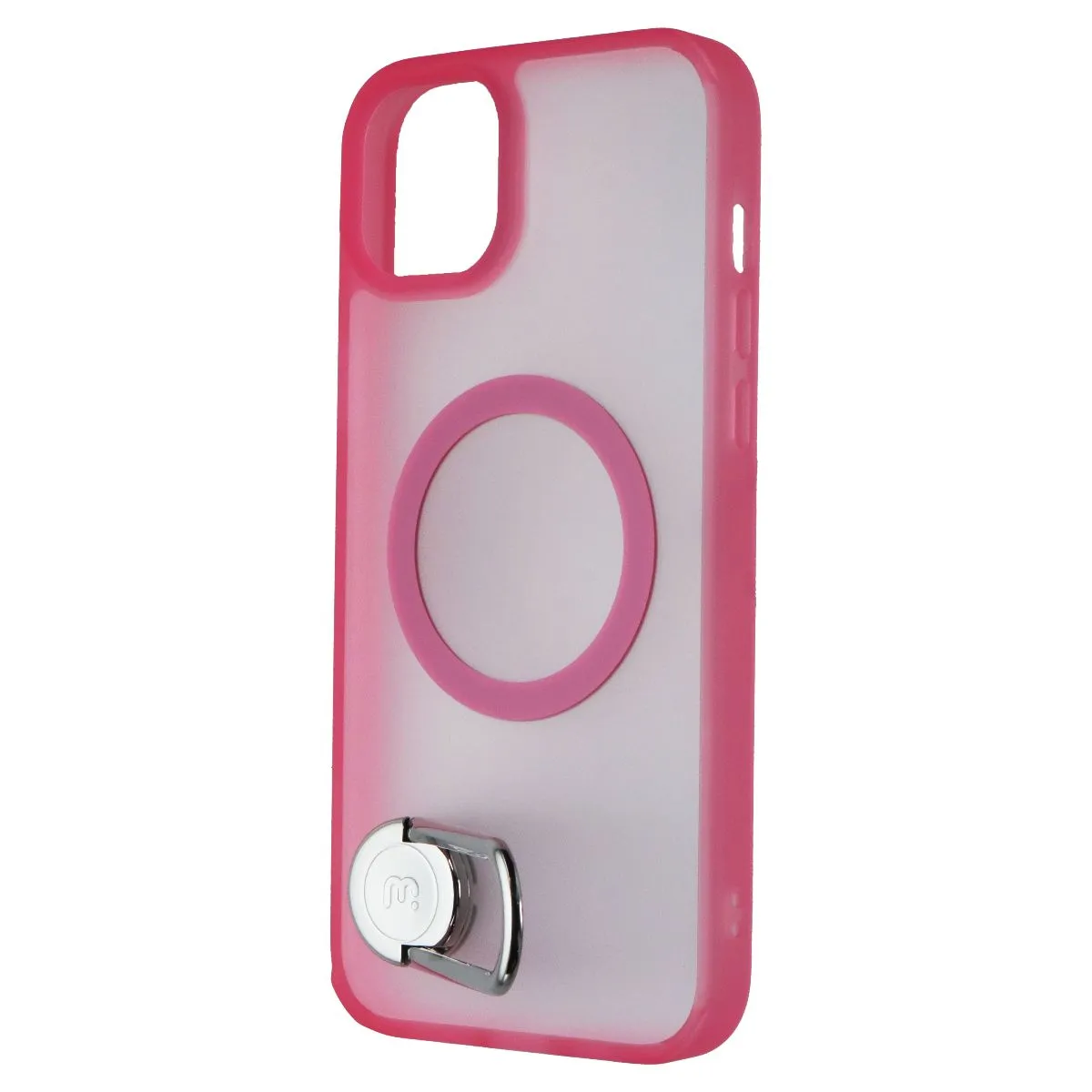 MyBat Pro Lunar Series Kickstand Case for MagSafe for iPhone 15 Plus - Rose Polished Texture Finish Compact Grip
