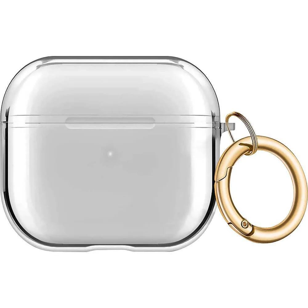 Hybrid-Flex Series Transparent Black Case - Apple AirPods 3 (3rd Generation) rubberized grip airpods cover