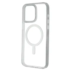 Desk Companion Minimal Aesthetic Touch Nimbus9 Stratus Case for MagSafe for Apple iPhone 15 Pro Max - Clear