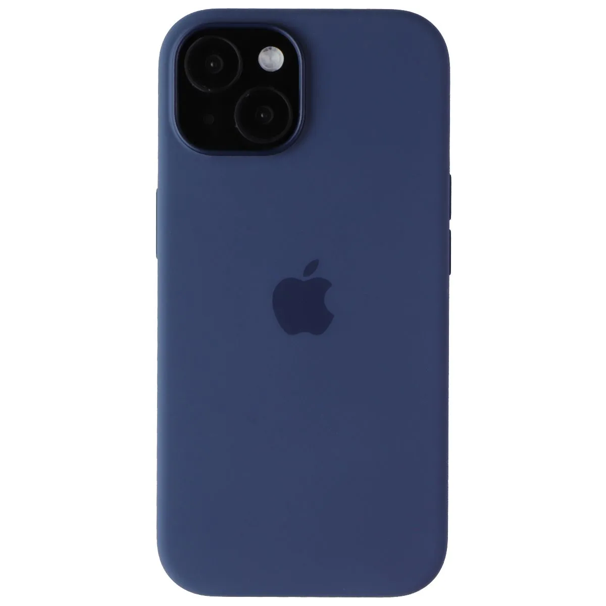 Modern Build Apple Official Silicone Case for MagSafe for iPhone 15 - Storm Blue