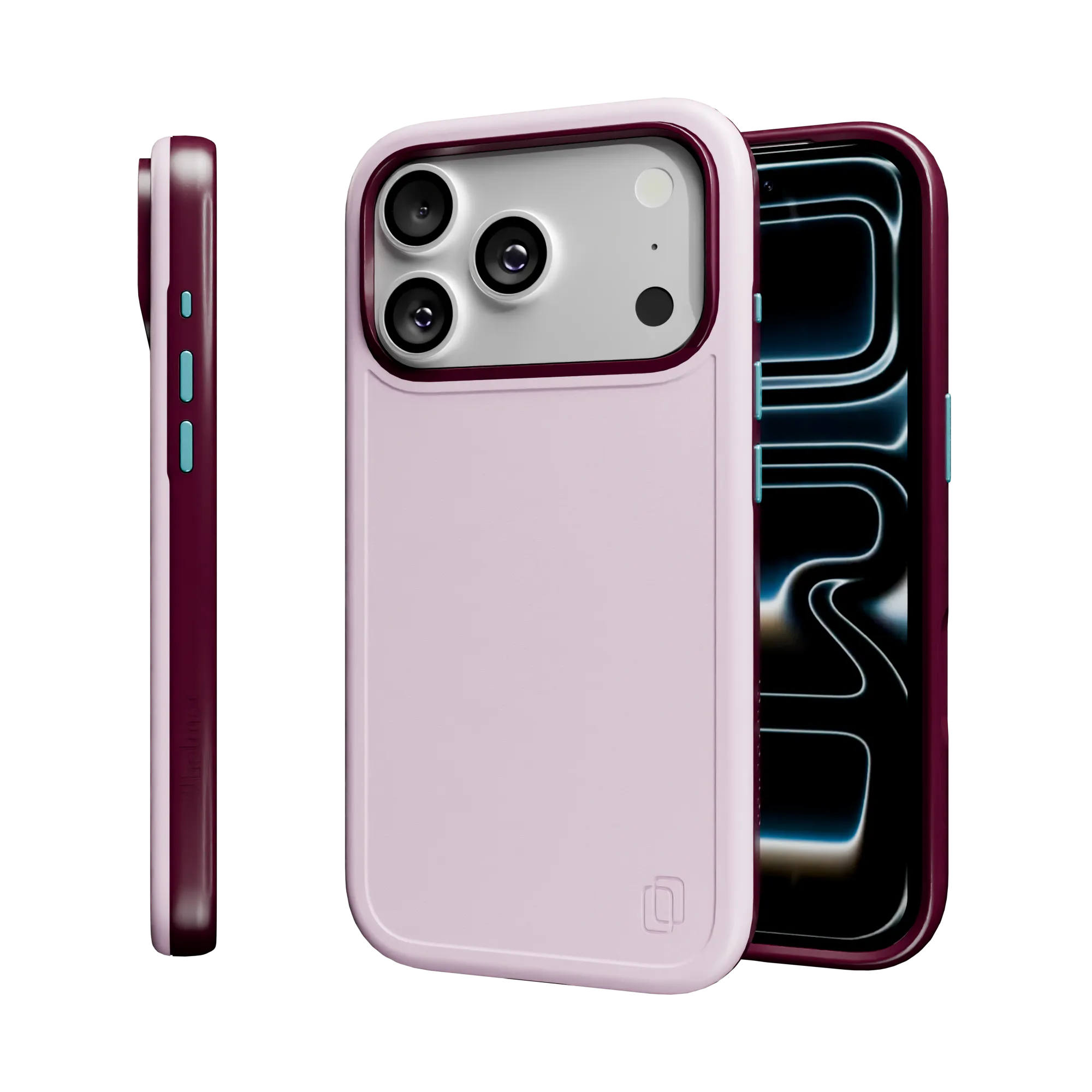 Smooth Pattern Protective Form Shock-Absorbent MagSafe? Case for Apple iPhone 17 Pro in Rose Quartz | Fortitude Series