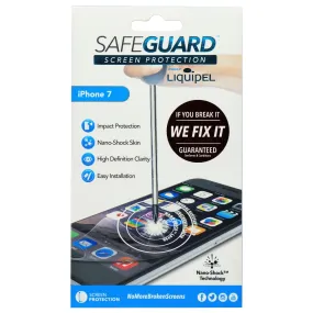 anti glare protector kitchen safe protector Liquipel SafeGuard Screen Protector for Apple iPhone 7 - Clear