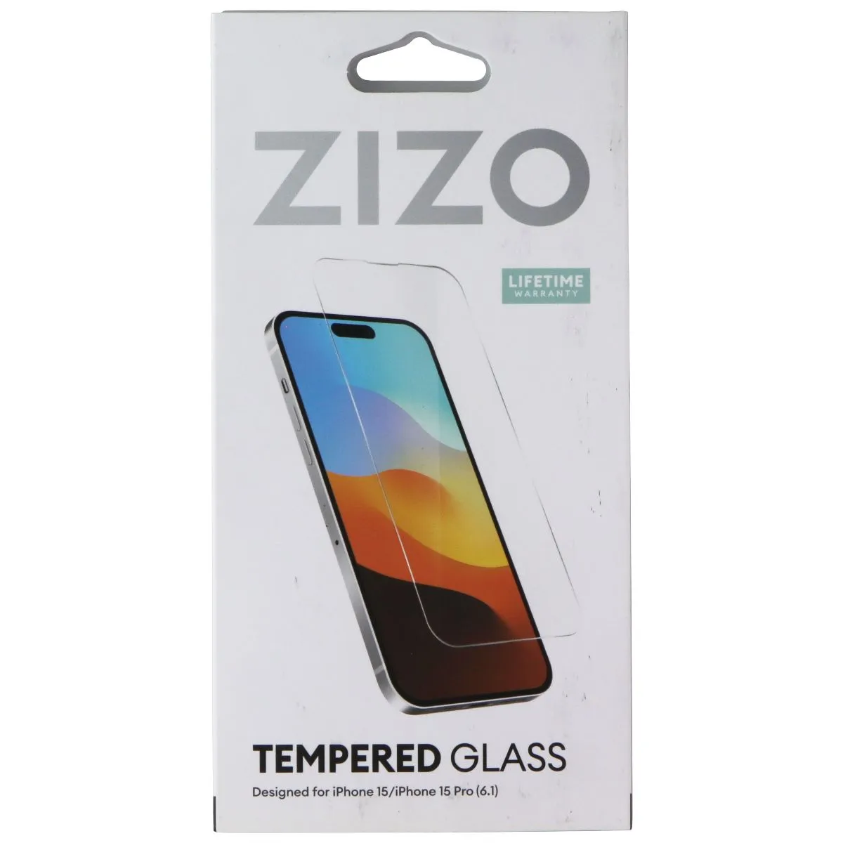 full protection screen ZIZO Tempered Glass Screen Protector for Apple iPhone 15/15 Pro - Clear