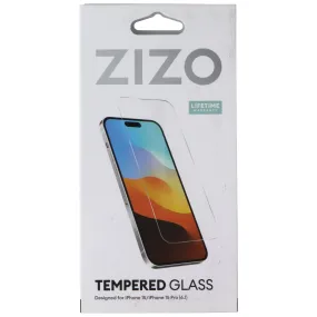 full protection screen ZIZO Tempered Glass Screen Protector for Apple iPhone 15/15 Pro - Clear