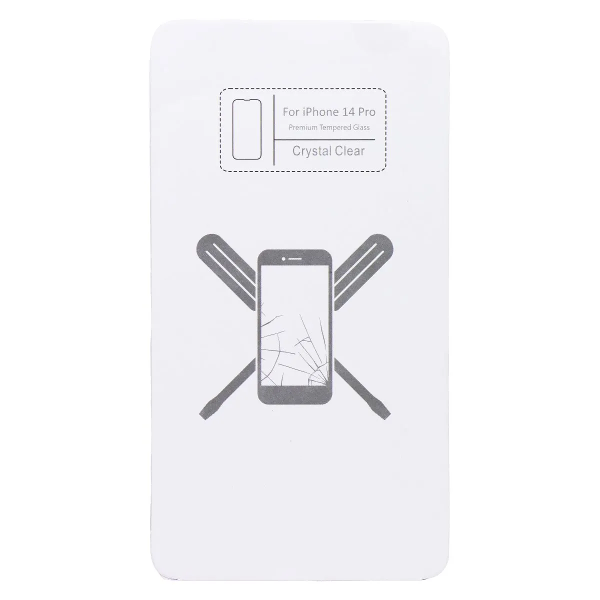 Blue Light Defense Anti Reflect UBREAKIFIX Tempered Glass for Apple iPhone 14 Pro Crystal Clear 5 PK