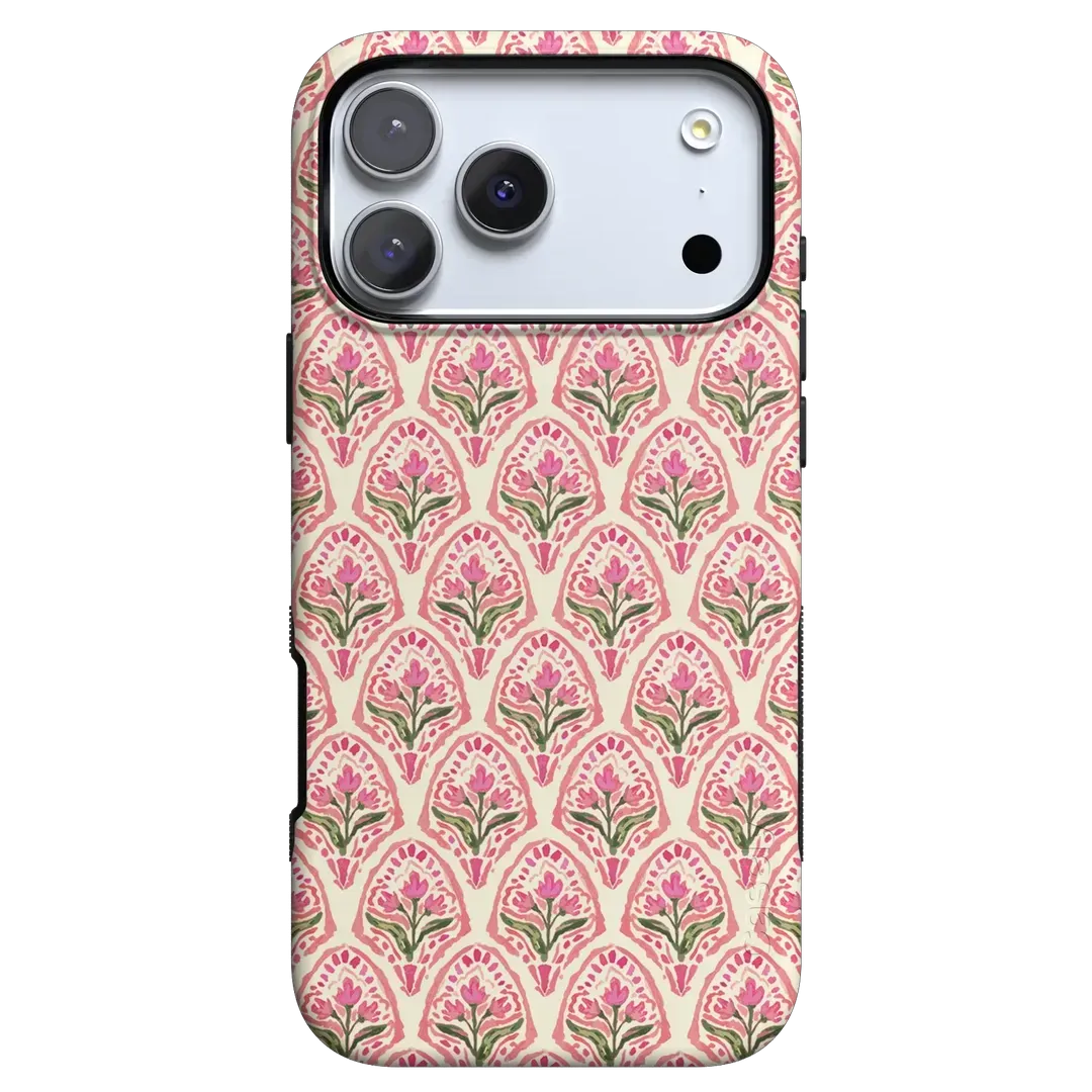 Elegant Armor Grip Layer Tulip Tapestry | Jenna Palek x Casely Case Outdoor Use pad case for conferences