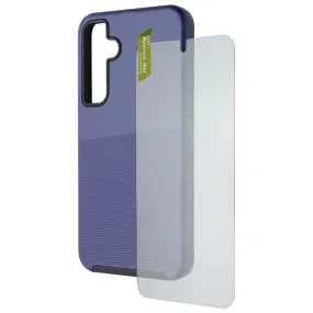 Smooth Lining Axessorize PROTech Plus Pack Case/Screen Protector for Samsung Galaxy A35 - Blue