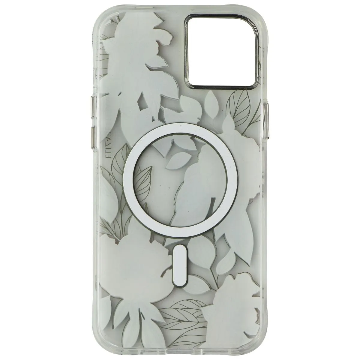 Elizabeth James Case for MagSafe for Apple iPhone 14 Plus - Blooms in Bordeaux Sleek Appearance