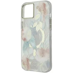 Premium Touch Elizabeth James Case for MagSafe for Apple iPhone 14 Plus - Blooms in Bordeaux