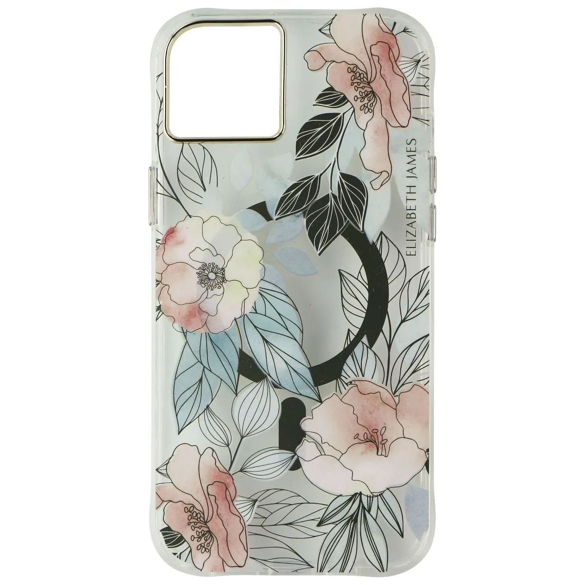 Flexible Fit Elizabeth James Case for MagSafe for Apple iPhone 14 Plus - Blooms in Bordeaux