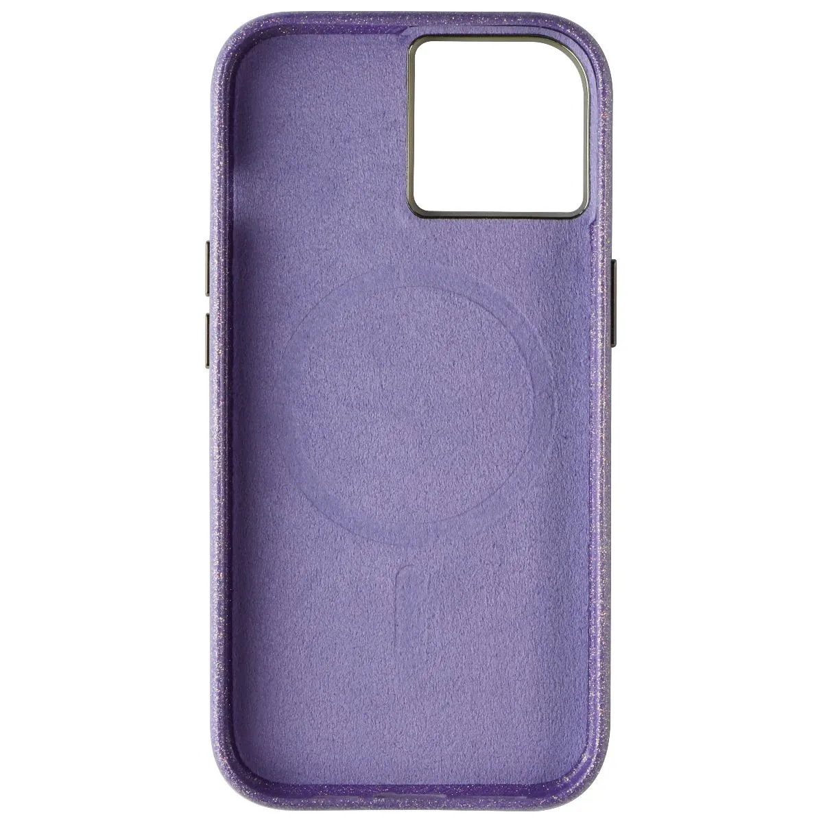 Elizabeth James Glitter Case for MagSafe for iPhone 15/14/13 - Glitter Lavender Stylish Surface Design Office Accessory