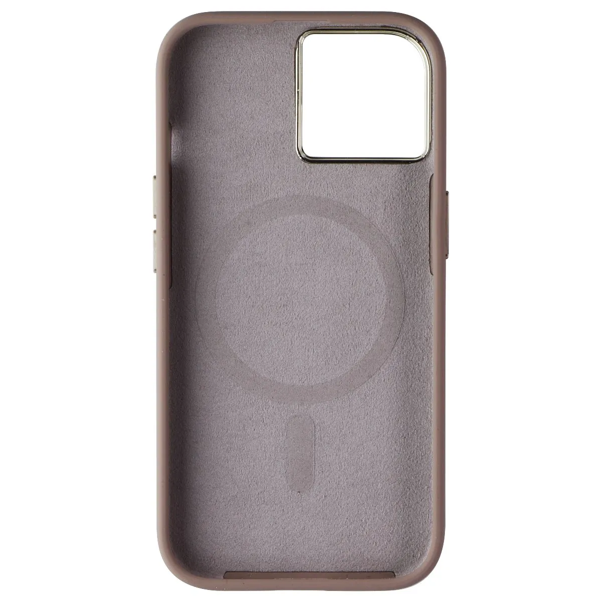 Subtle design Outdoor Travel Elizabeth James Silicone Case for MagSafe for Apple iPhone 15 / 14 / 13 - Taupe