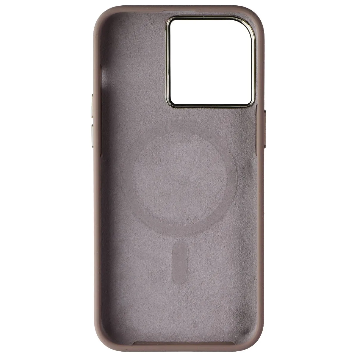 Elizabeth James Silicone Case with MagSafe for iPhone 15 Pro Max - Taupe Stylish Color Slim Feel