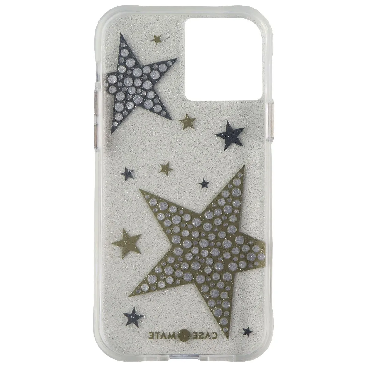 Case-Mate Sheer Gems Case for Apple iPhone 12 & 12 Pro - Sheer Superstar anti dust Clear Edge