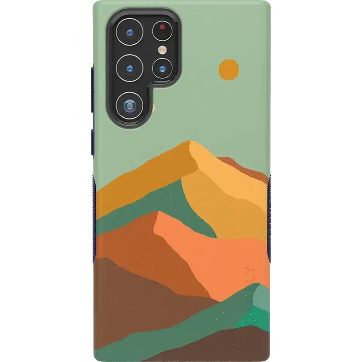 Endless Peaks | Colorblock Mountain Samsung Case Hybrid Touch