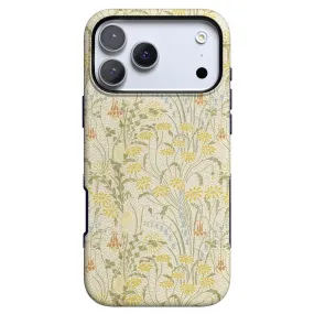 Boho Blooms | Golden Floral Case Protective Texture Finish