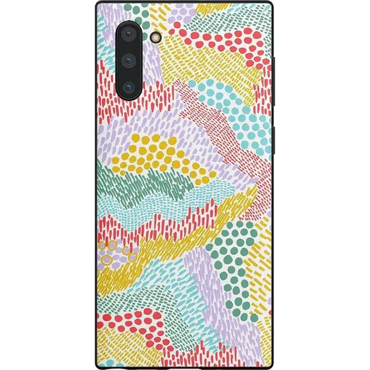 Color Me Happy | Pattern Colorblock Samsung Case Refined Texture