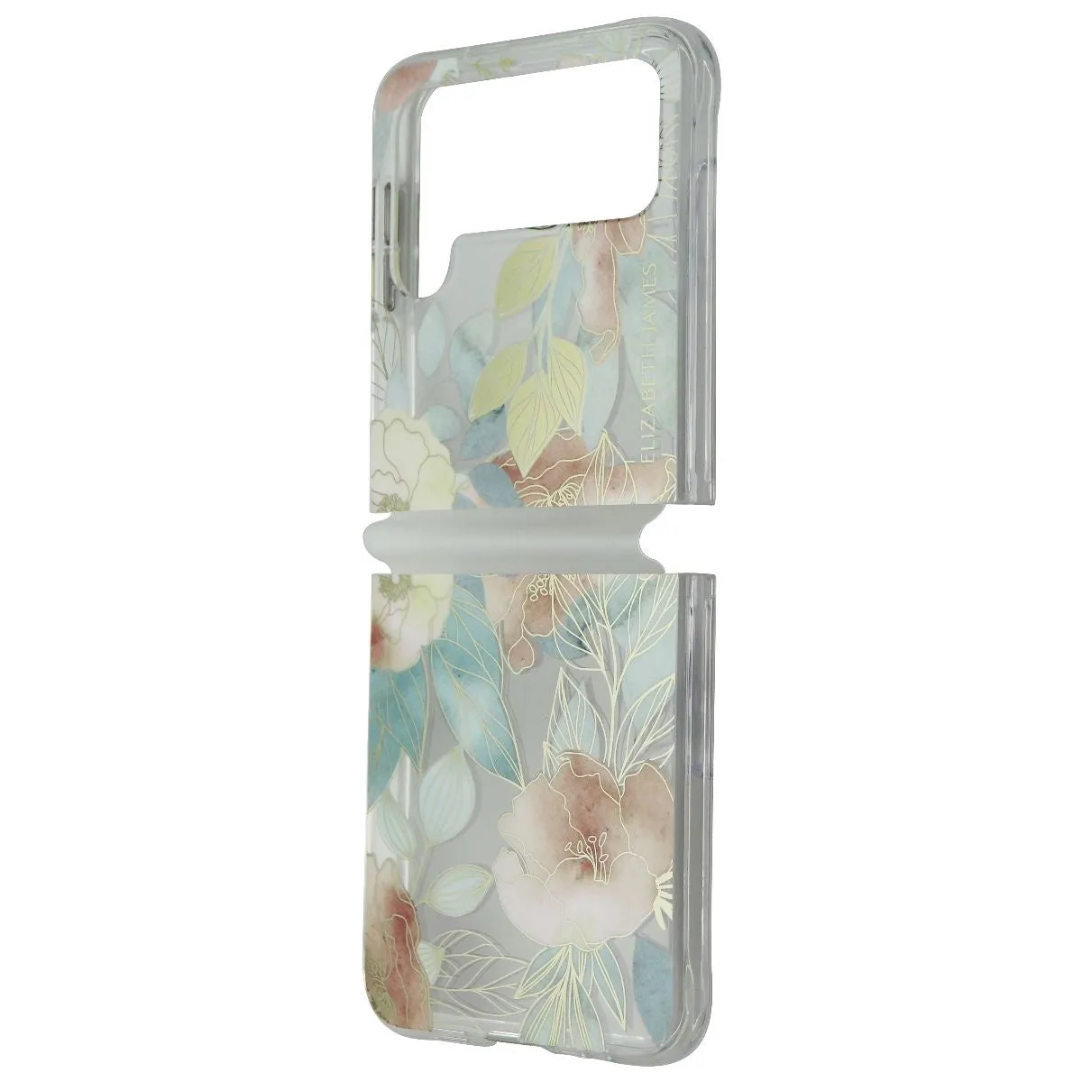 Everyday Carry Strong Shell Elizabeth James Case for Samsung Galaxy Z Flip4 - Blooms in Bordeaux