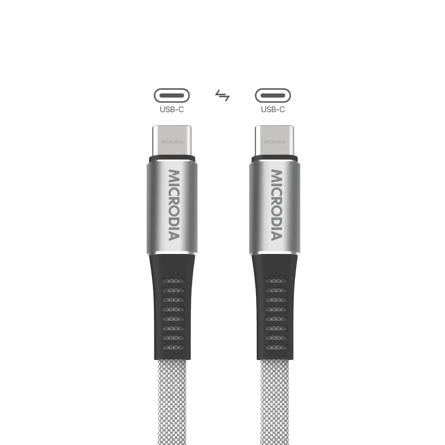 Soft Grip MICRODIA ExeCable? Shoelace PD60W USB-C to USB-C Charge & Sync Cable