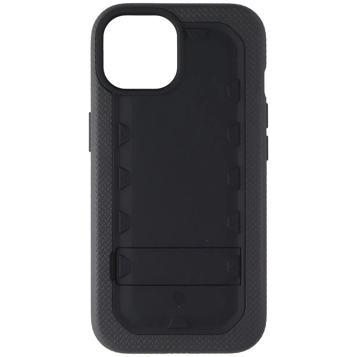 Eco Friendly Quikcell Grand Advocate Two-Layer Kickstand Case for Apple iPhone 15 - Black