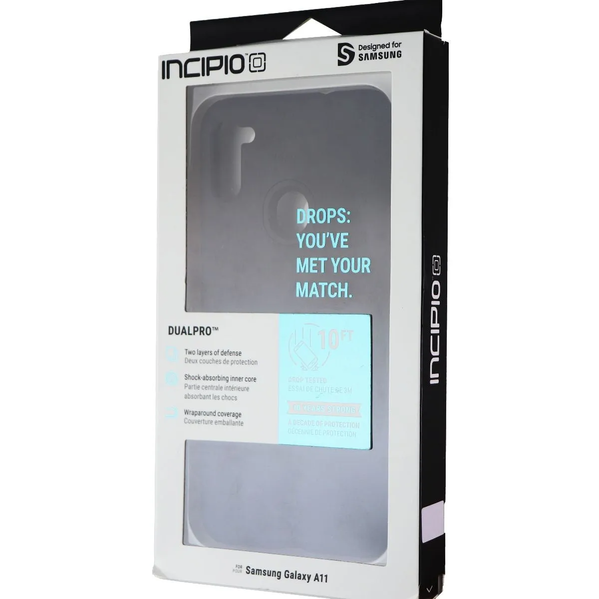 Protective Gear Incipio DualPro Series Dual Layer Case for Samsung Galaxy A11 - Matte Black