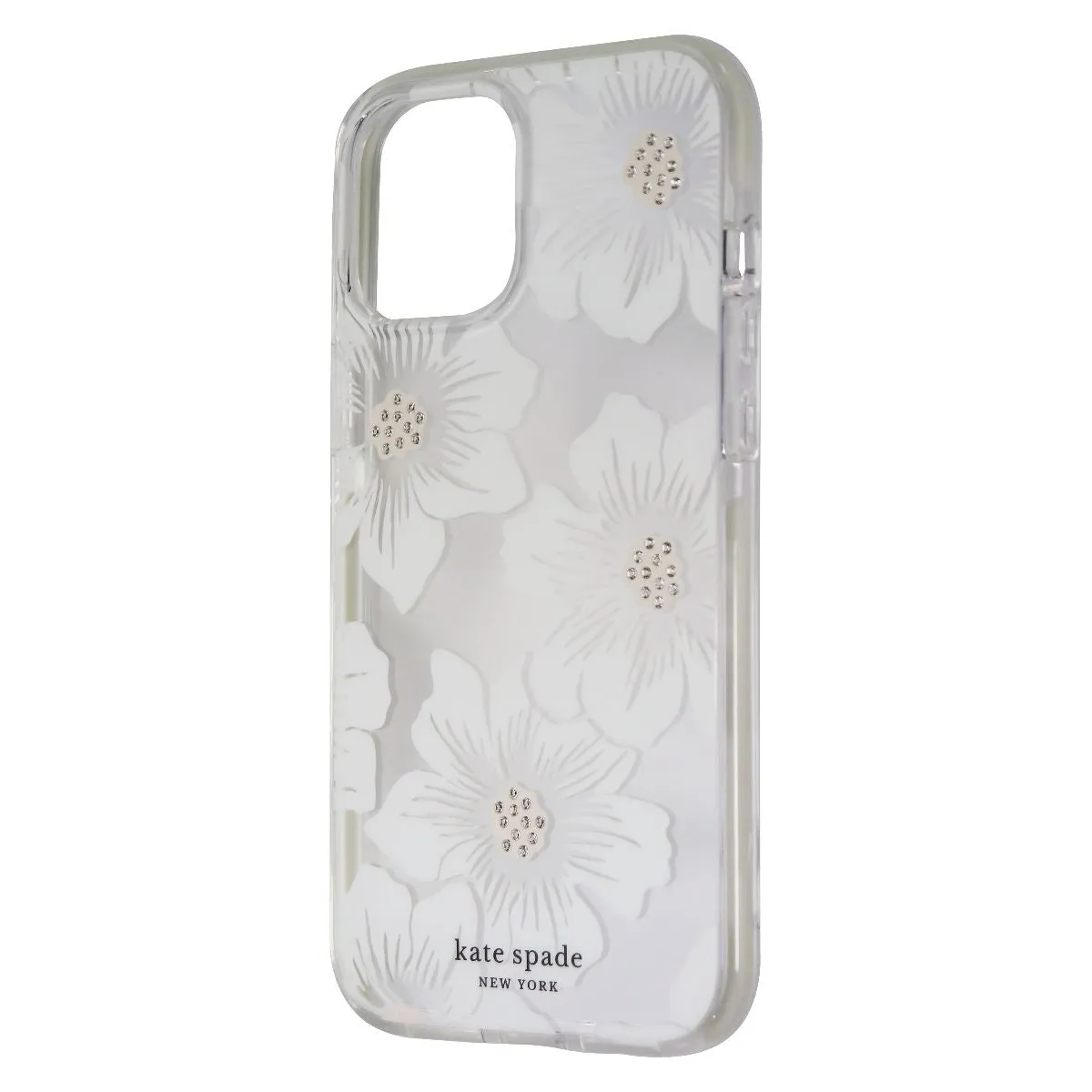 Protective Detailing Edge Kate Spade Defensive Hardshell Case for iPhone 12 Pro Max - Hollyhock Clear