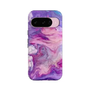 Tie Dying Over You | Purple Marble Google Pixel Case Protective Material Lightweight Protection