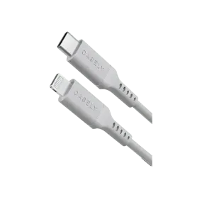 Tablet Sleeve Shield Pro Fast Charging Cable | MFi Certified Lightning to USB-C Cord - White Cord Tablet Sleeve Shield Pro Flex