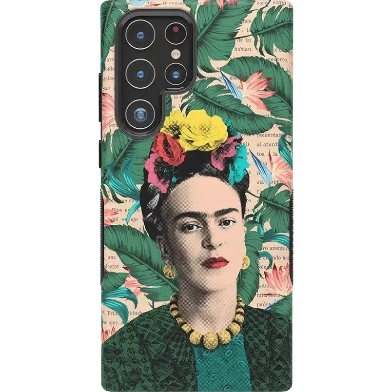 Matte Guard Find Your Muse | Frida Kahlo Portrait Samsung Case