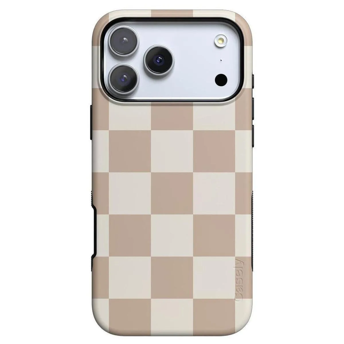 Fit Check | Neutral Checkerboard Case Protective Detailing Soft Protection Edge
