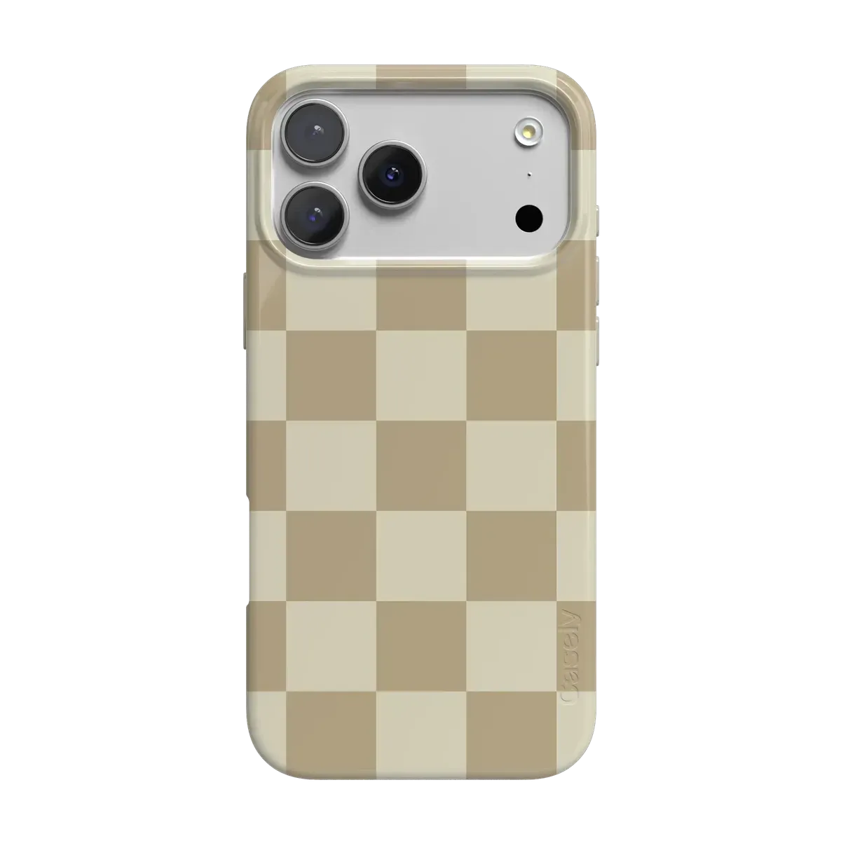 Fit Check | Neutral Checkerboard Case Elegant Finish Design