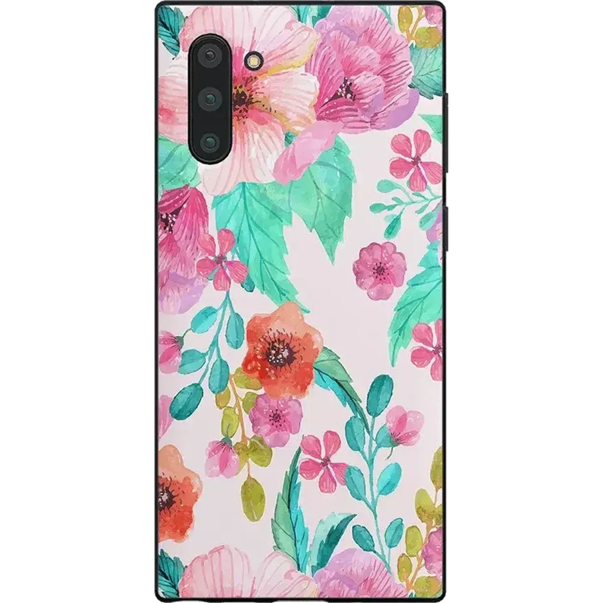 Modern Layer Out And About | Light Pink Floral Samsung Case