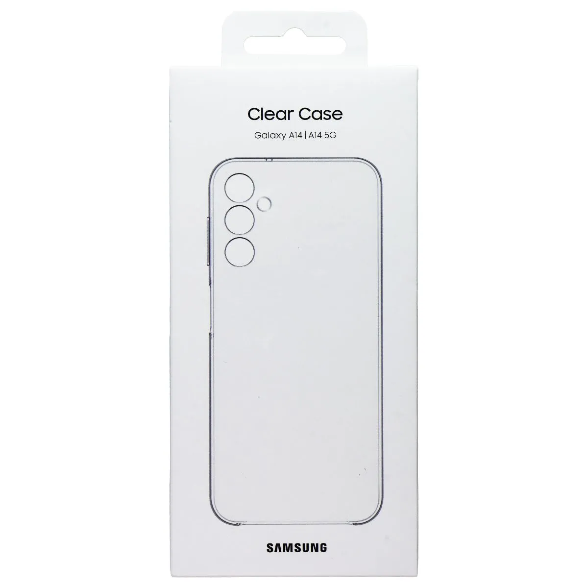 Samsung Official Clear Case for Galaxy A14 / A14 (5G) - Transparent Modern Edge Stylish Surface Design