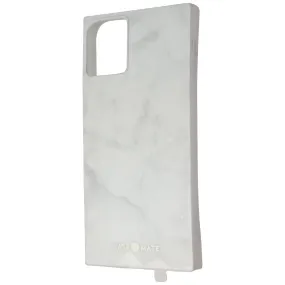 Premium Protection Minimal Shield Texture Case-Mate BLOX Rectangular Case for iPhone 11 & iPhone XR - White Marble