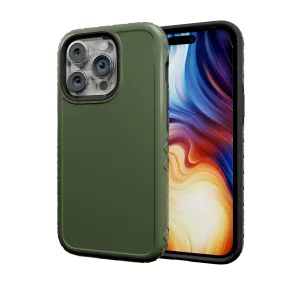 Enhanced grip Dual Layer Case for Apple iPhone 13 Pro | Olive Drab Green | Fortitude Series