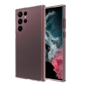 Subtle design Shock Resistant Venture Series Rose Gold Clear Case - Samsung Galaxy S22 Ultra