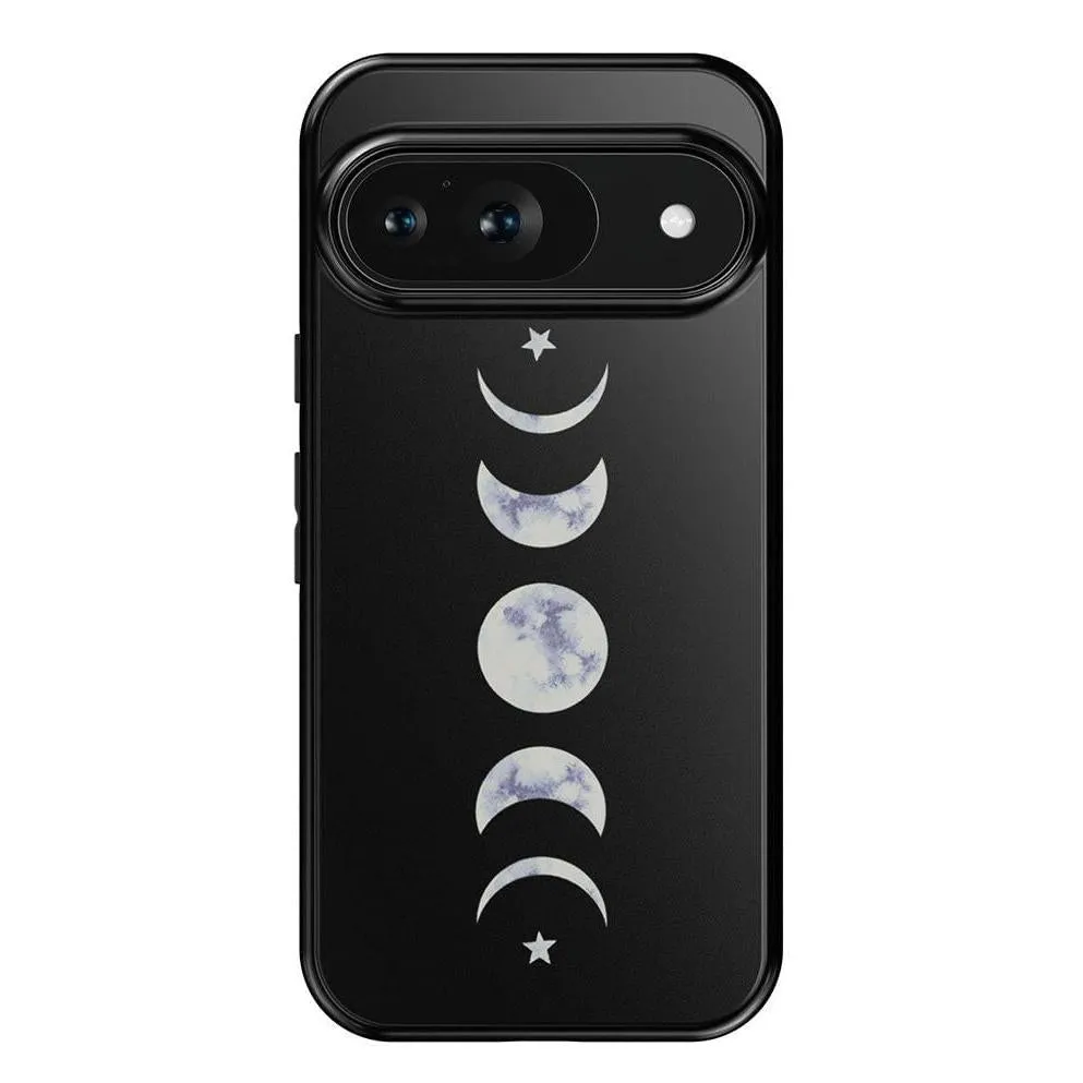 It's Just a Phase | Marble Moon Google Pixel Case Comfort grip design Crystal Finish
