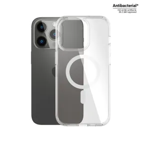 Light Build Compact Protection PanzerGlass? HardCase Transparent w. White MagSafe iPhone 14 Pro